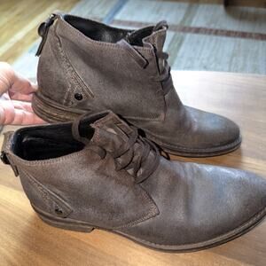 Diesel Suede Leather Chukka Ankle Desert Boot Brown Mens Size 42 / US 9